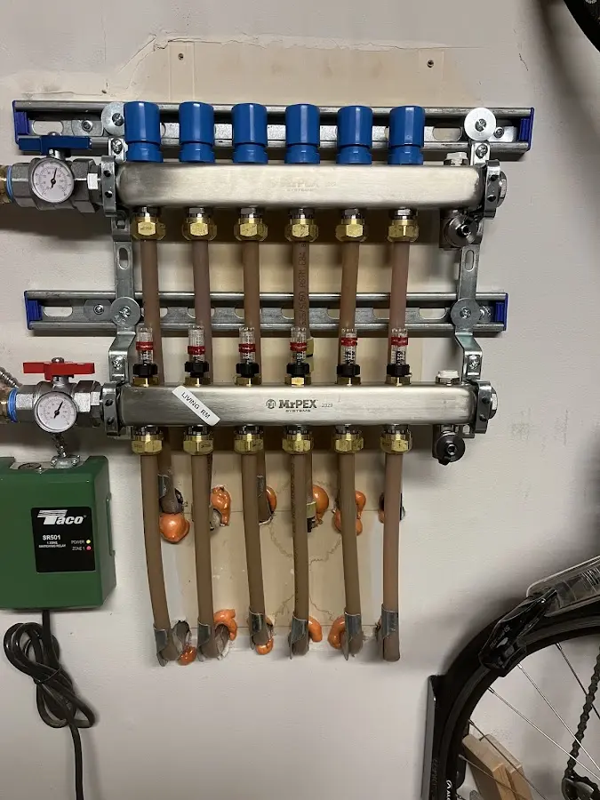 Plumber performing Leak Detection at a residential property in Windber